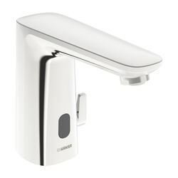 Hansa Electra Waschtischarmatur, Standmontage, Sensor, Bluetooth, 3V, Chrom, 92002219... HANSA-92002219 4057304019272 (Abb. 1)