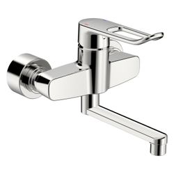 Hansa Clinica Einhebel-Waschtischbatterie, Bügel-/Bedienhebel lang, Ausladung 227mm, DN... HANSA-01516286 4057304018916 (Abb. 1)