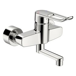 Hansa Clinica Einhebel-Waschtischbatterie, Bügel-/Bedienhebel lang, Ausladung 177mm, DN... HANSA-01526286 4057304012600 (Abb. 1)