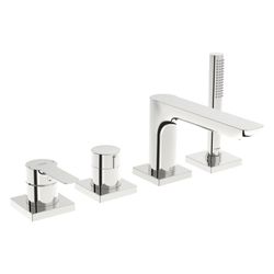 Hansa Ligna Einhebelmischer Fertigmontageset für Wanne/Brause, 1-strahlig, 72mm Ausladu... HANSA-06442473 4057304014529 (Abb. 1)