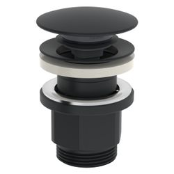 Hansa Push-Open-Ablaufgarnitur, G 1 1/4", Verbundwerkstoff, Matt-Schwarz, 0762010033... HANSA-0762010033 4057304025693 (Abb. 1)