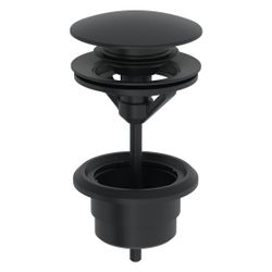 Hansa Ablaufgarnitur Push-Open, Matt-Schwarz, 0764010033... HANSA-0764010033 4057304014994 (Abb. 1)