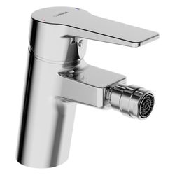 Hansa Twist Einhebel-Bidetbatterie, Zugstangen-Ablaufgarnitur, Ausladung 112mm, DN 15, ... HANSA-09063283 4015474259805 (Abb. 1)