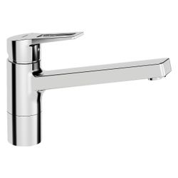 Hansa Twist Einhebelmischer Küchenarmatur 0914 Bügelhebel Ausladung 199mm DN15 Chrom... HANSA-09142285 4015474261136 (Abb. 1)