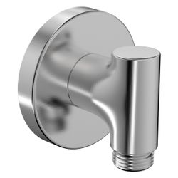 Hansa Wandanschlussbogen, Rosette rund, G 1/2", Messing/Verbundwerkstoff, Stahl gebürs... HANSA-290022-80 6414150105401 (Abb. 1)