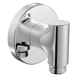 Hansa Wandanschlussbogen, Rosette rund, G 1/2", Messing/Verbundwerkstoff, Chrom, 290022... HANSA-290022 6414150105388 (Abb. 1)