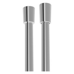 Hansa Brauseschlauch, Länge 175cm, G 1/2" x G 1/2", Verbundwerkstoff, Stahl gebürstet,... HANSA-290031-80 6414150109065 (Abb. 1)