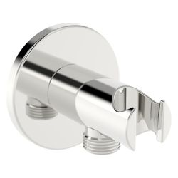 Hansa Wandanschlussbogen, Rosette rund, G 1/2", Messing, Chrom, 290040... HANSA-290040 6414150107320 (Abb. 1)