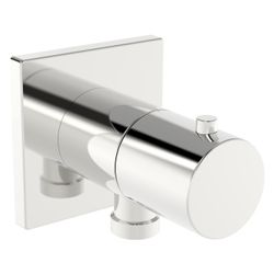 Hansa Wandanschlussbogen, DN 15, G 1/2", Rosette eckig, Chrom, 290046... HANSA-290046 6414150108563 (Abb. 1)