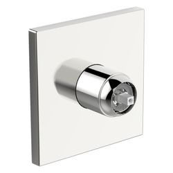 Hansa Varox Pro Fertigmontageset für Brausebatterie, Rosette eckig, Chrom, 40559173... HANSA-40559173 4057304003714 (Abb. 1)