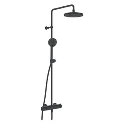Hansa Micra Regenbrause-Duscharmatur, 3-strahlig, Ausladung 445-470mm, DN 15, Matt-Sc... HANSA-4435013033 4057304015861 (Abb. 1)