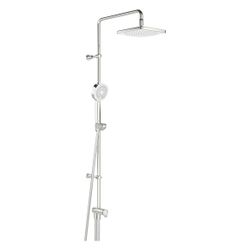 Hansa BasicJet Style Kopfbrause-Set, 3-strahlig, Ausladung 407mm, Chrom, 44380300... HANSA-44380300 4057304015953 (Abb. 1)
