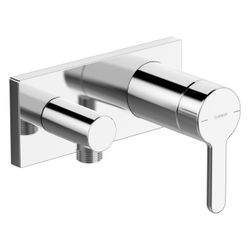 Hansa Designo Einhebelmischer Fertigmontageset für Brausebatterie Style 4450 Rosette ec... HANSA-44509583 4057304006944 (Abb. 1)
