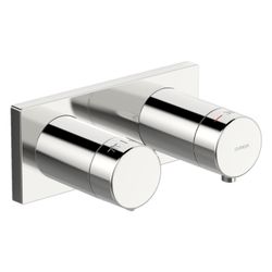 Hansa Living Fertigmontageset für Wanne/Brause, Rosette eckig, DN 15, Chrom, 44539583... HANSA-44539583 4057304007262 (Abb. 1)