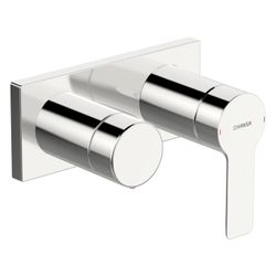 Hansa Ligna Einhebelmischer Fertigmontageset für Wanne/Brause, Rosette eckig, 4.0 Platt... HANSA-44559583 4057304014871 (Abb. 1)