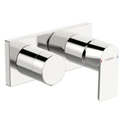 Hansa Stela Einhebel-Fertigmontageset für Wanne/Brause, Rosette eckig, Chrom, 44579573... HANSA-44579573 4057304015298 (Abb. 1)