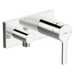 Hansa Ronda Einhebelmischer Fertigmontageset für Brausebatterie 4458 Rosette eckig 4.0 ... HANSA-44589583 4057304014833 (Abb. 1)