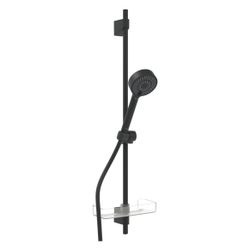 Hansa BasicJet Wandstangengarnitur, 3-strahlig, Matt-Schwarz, 4467013333... HANSA-4467013333 4057304015694 (Abb. 1)