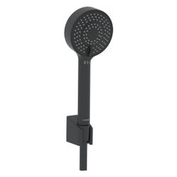 Hansa BasicJet Handbrausegarnitur, 3-strahlig, Matt-Schwarz, 4468013333... HANSA-4468013333 4057304015854 (Abb. 1)