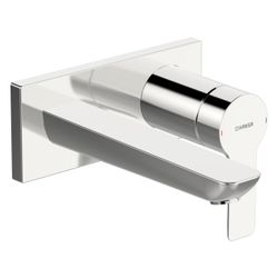 Hansa Ligna Einhebelmischer Fertigmontageset für Waschtischbatterie 4489 Rosette eckig ... HANSA-44892183 4057304014772 (Abb. 1)