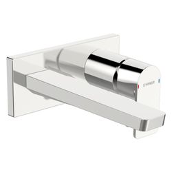 Hansa Stela Einhebelmischer Fertigset für Waschtisch-Batterie 4490 Rosette eckig Auslad... HANSA-44902173 4057304015236 (Abb. 1)
