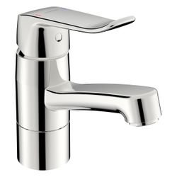 Hansa Care Einhebel-Waschtischbatterie Bedienhebel lang, Ausladung 133mm, DN 15, Chrom,... HANSA-46152206 4057304010781 (Abb. 1)