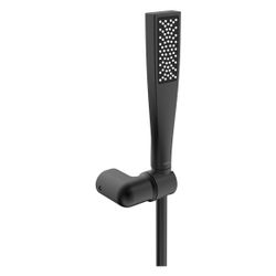 Hansa Aurelia Handbrausegarnitur 1-strahlig, 30x75mm, mit Wandhalterung, Matt-Schwarz... HANSA-4717013033 4057304021961 (Abb. 1)