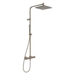 Hansa Aurelia Regenbrause-Duscharmatur, Wandmontage, Thermostat, 1-strahlig, Bronze g... HANSA-4719911381 4057304021619 (Abb. 1)