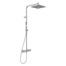 Hansa Aurelia Regenbrause-Duscharmatur, Wandmontage, Thermostat, 1-strahlig, Chrom, 471... HANSA-47199113 4057304020698 (Abb. 1)