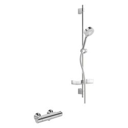 Hansa Micra Renovierungsset Brausebatterie mit Brausegarnitur, DN 15, Chrom, 48150171... HANSA-48150171 4057304003493 (Abb. 1)