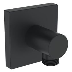 Hansa Wandanschlussbogen, Rosette eckig, G 1/2", DN 15, Matt-Schwarz, 5118017033... HANSA-5118017033 4057304015663 (Abb. 1)