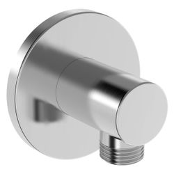 Hansa Wandanschlussbogen, Rosette rund, DN 15, G 1/2", Stahl gebürstet, 5118017380... HANSA-5118017380 4057304022081 (Abb. 1)