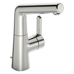 Hansa Designo Style Einhebel-Waschtischbatterie Niederdruck, Ausladung 151mm, Zugstange... HANSA-51211183 4057304007538 (Abb. 1)