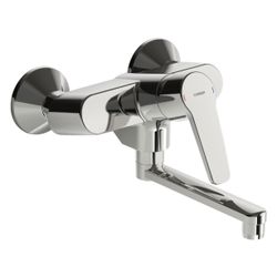 Hansa Polo Einhebel-Waschtisch- und Küchenarmatur, Ausladung 234mm, DN 15, Chrom, 51612... HANSA-51612193 4057304004957 (Abb. 1)