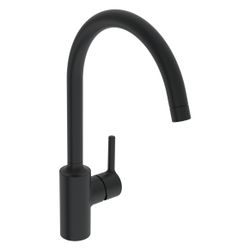 Hansa Vantis Einhebel-Küchenarmatur Standmontage, Niederdruck, Matt-Schwarz, 52221167... HANSA-5222116733 4057304019883 (Abb. 1)