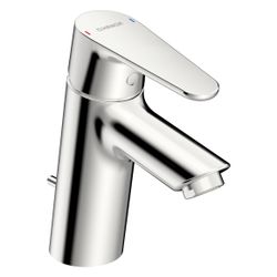 Hansa Vantis Einhebel-Waschtischbatterie, Ablaufgarnitur mit Zugstange, Ausladung 109mm... HANSA-52402263 4057304017124 (Abb. 1)