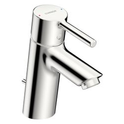 Hansa Vantis Einhebel-Waschtischbatterie, Ablaufgarnitur mit Zugstange, Ausladung 109mm... HANSA-52402267 4057304017162 (Abb. 1)