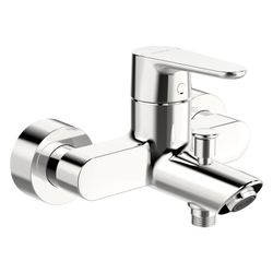 Hansa Vantis Einhebel-Wannenfüll- und Brausebatterie, Ausladung 154mm, Chrom, 52442263... HANSA-52442263 4057304017315 (Abb. 1)