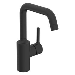 Hansa Vantis Einhebel-Waschtischarmatur, Standmontage, 152mm Ausladung, Matt-Schwarz,... HANSA-5255226733 4057304021923 (Abb. 1)