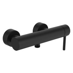 Hansa Vantis Style Einhebel-Brausearmatur, Wandmontage, Temperaturbegrenzer, Matt-Sch... HANSA-5445010733 4057304020278 (Abb. 1)