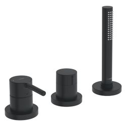 Hansa Vantis Style Einhebel-Wannenarmatur, Wannenrandmontage, 1-strahlig, 3-Loch, Ros... HANSA-5470900733 4057304025488 (Abb. 1)