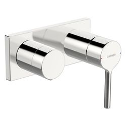 Hansa Vantis Style Einhebel-Fertigmontageset für Wanne/Brause, Rosette eckig, Chrom, 54... HANSA-54829007 4057304017582 (Abb. 1)