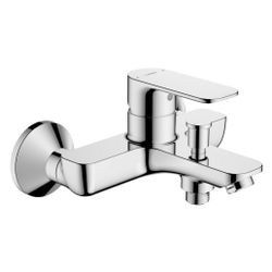 Hansa Basic Einhebelmischer Wannenfüll- und Brausebatterie, Ausladung 165mm, DN 15, Chr... HANSA-55442103 4057304019067 (Abb. 1)