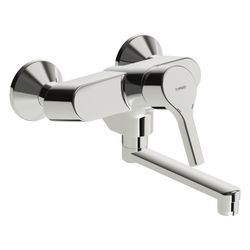 Hansa Paleno Einhebel-Waschtisch- und Küchenarmatur, Ausladung 242mm, DN 15, Chrom, 563... HANSA-56382203 4057304012051 (Abb. 1)