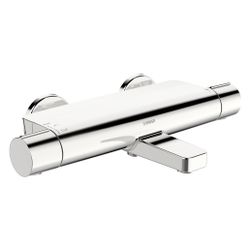 Hansa Optima Wannen- und Brausearmatur Wandmontage Thermostat, mit MagShelf-Ablage, Chr... HANSA-65132201 4057304017933 (Abb. 1)