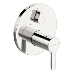 Hansa Designo Einhebelmischer Fertigmontageset für Wanne/Brause Style 8111 Rosette rund... HANSA-81113563 4057304006777 (Abb. 1)
