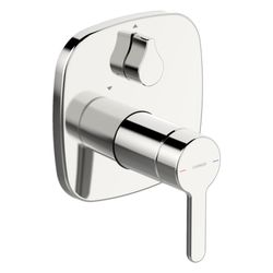 Hansa Designo Einhebelmischer Fertigmontageset für Wanne/Brause Style 8111 Rosette soft... HANSA-81119593 4057304006746 (Abb. 1)