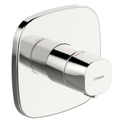 Hansa Living Fertigmontageset für Brausebatterie 8112 Rosette soft edge Chrom... HANSA-81129583 4057304004766 (Abb. 1)