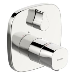 Hansa Living Fertigmontageset für Brausebatterie 8113 Rosette soft edge Chrom... HANSA-81139572 4057304004742 (Abb. 1)