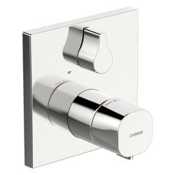 Hansa Living Fertigmontageset für Wanne/Brause 8114 Rosette eckig Chrom... HANSA-81149562 4015474279001 (Abb. 1)